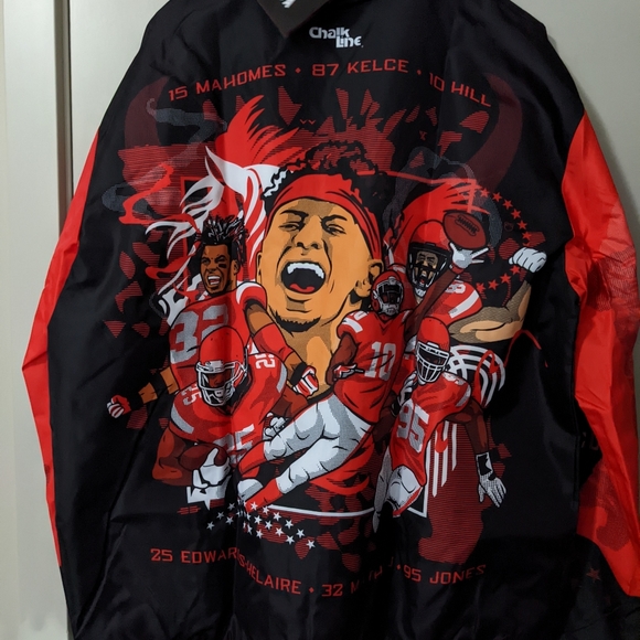 Kansas City Chiefs Chalk Line Jacket Size Small - Picture 5 of 8